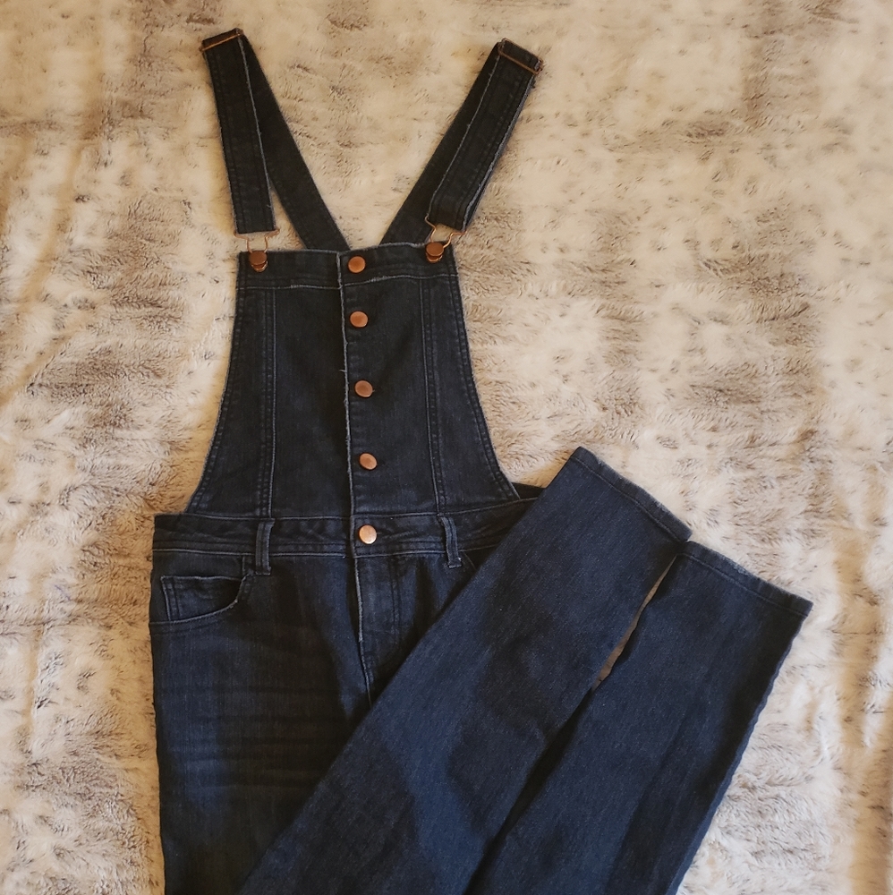 Blue Denim Overalls